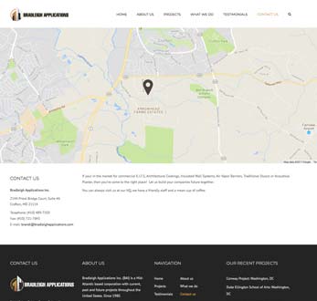 bradleigh Applications Website Design