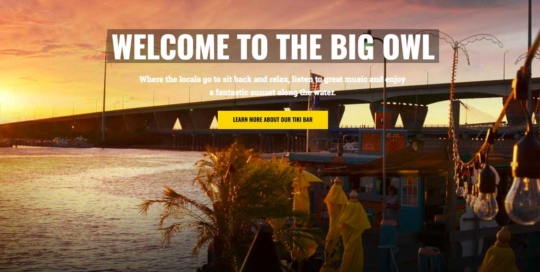 The Big Owl Grasonville Maryland Website Design